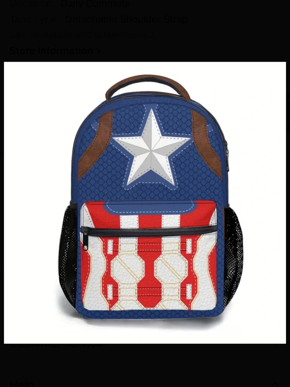 Captain America Backpack